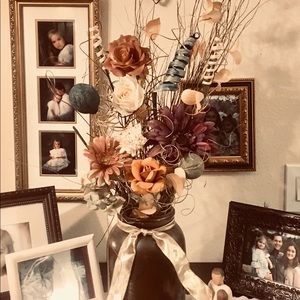 Churn With Warm Neutral Floral Design